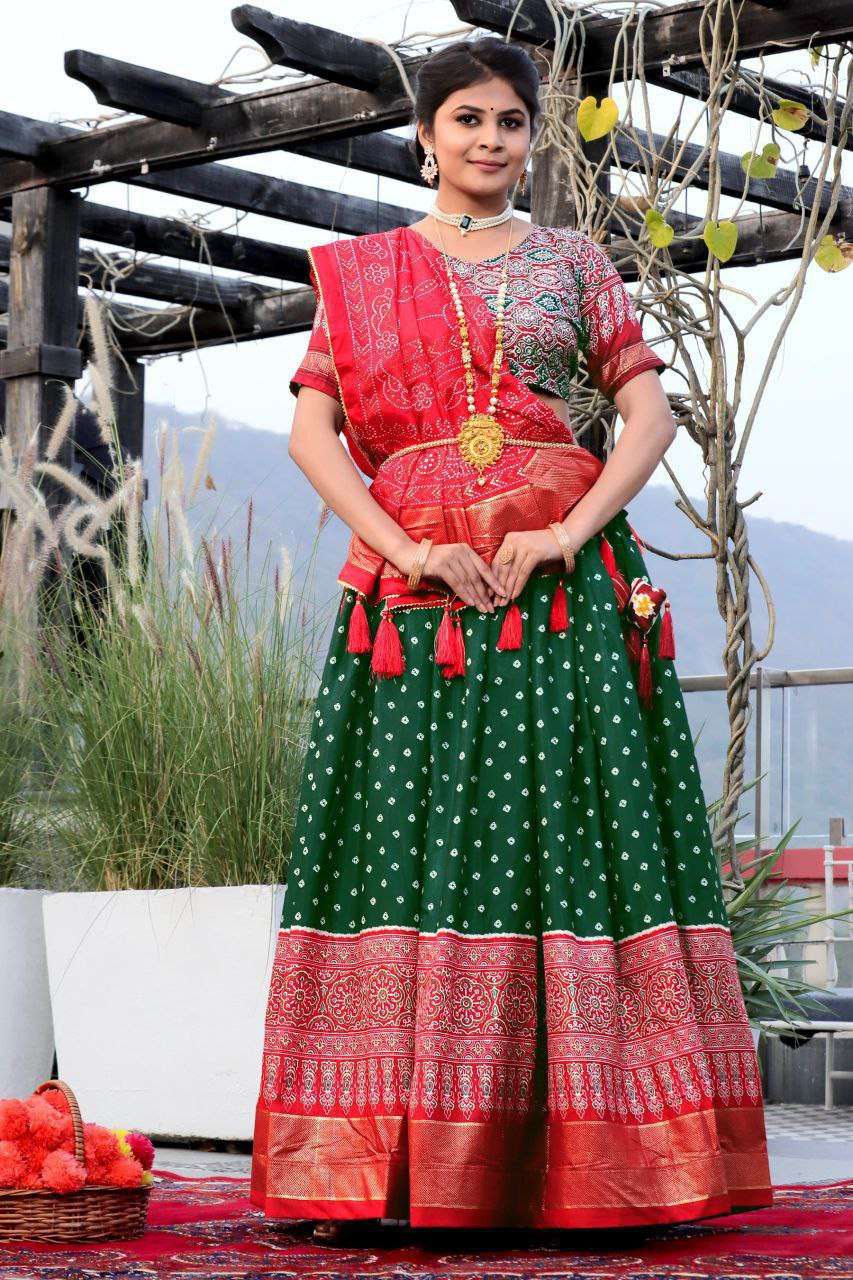 Women's Traditional Bandhani Ghagra Choli with Dupatta ? Navratri & Festive Wear - Image 22