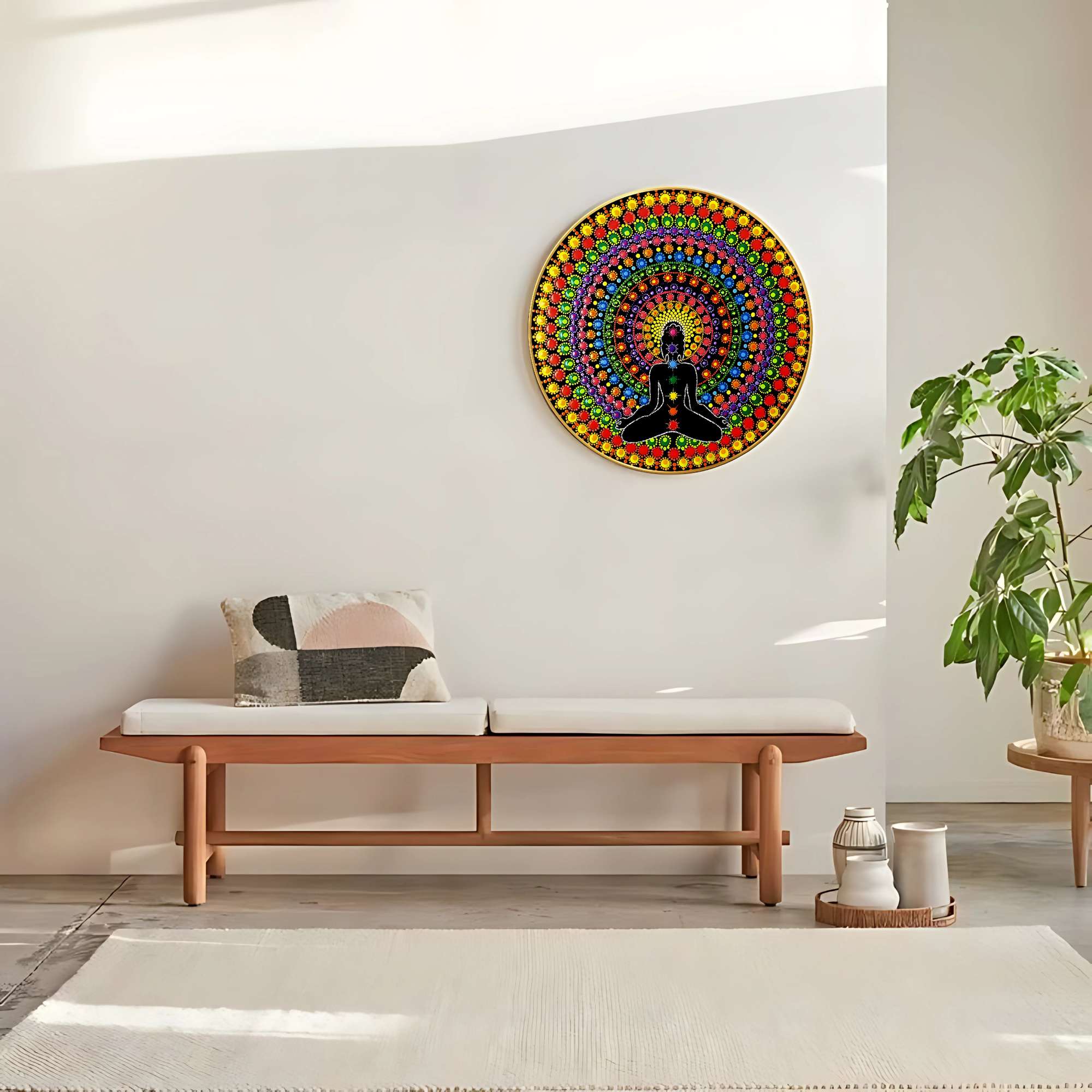 Round Wall Painting - Image 2